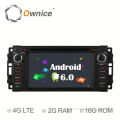 Ownice C500 4 Core Android 6.0 2G ram 16G ROM car Stereo for Jeep Grand Cherokee 2008-2013 Support OBD BAD TPMS 4G